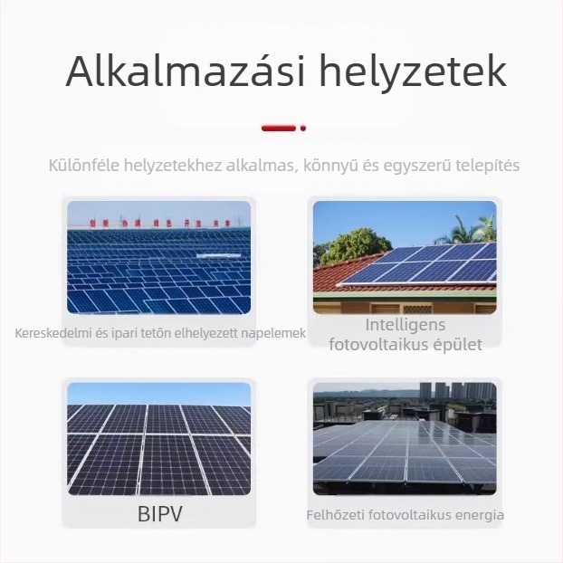 Red Prosperous alumínium ötvözetből készült vízelvezető klipsz deflektor fotovoltaikus modulokhoz