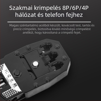 RJ45 Cat5/Cat6 hálózati kábel crimpelő készlet