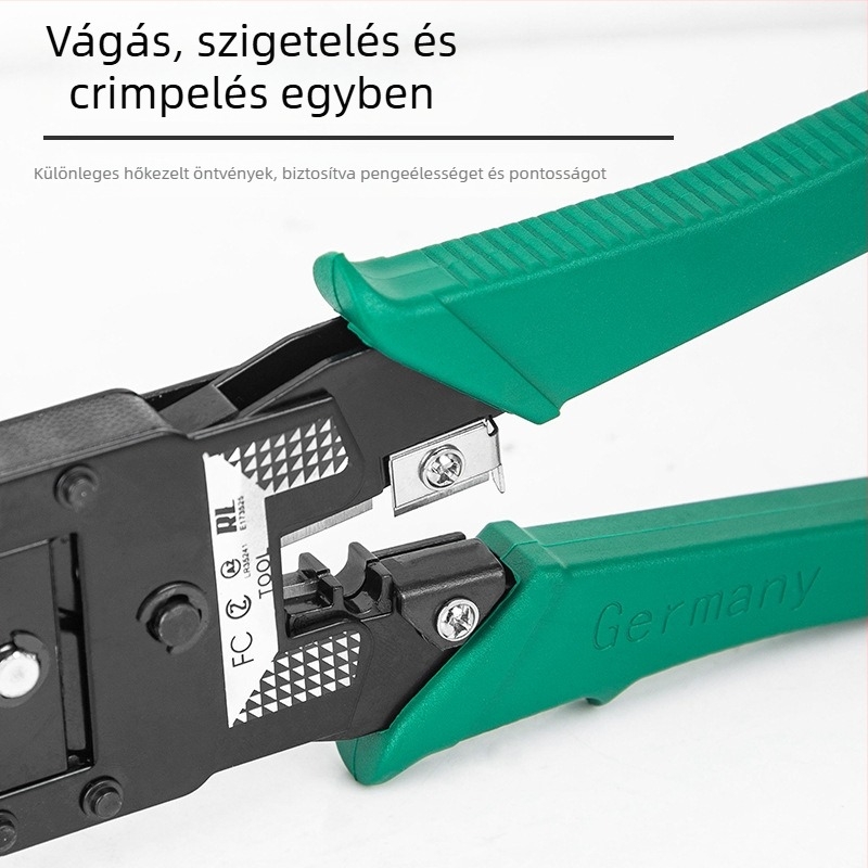 RJ45 Cat5/Cat6 hálózati kábel crimpelő készlet