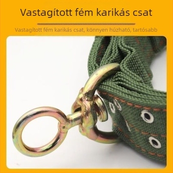 Sűrített szarvasmarha nyakörv, hám és kötél, univerzális tenyésztéshez