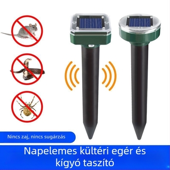 Ultrahangos egérriasztó, modell 6955, újratölthető, ABS ház, 1.2V