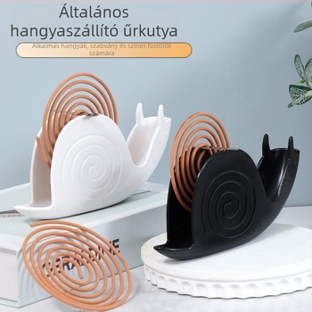 Szúnyogspirál tartó, akasztóval, ABS tűzálló anyagból, könnyű, 59 g, újrafelhasználható