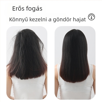 Hajvasaló fésű titan-turmalin bevonattal, negatív ion technológia, 15 fokozatú hőmérséklet-szabályozás, 45W 220V (kábeles)