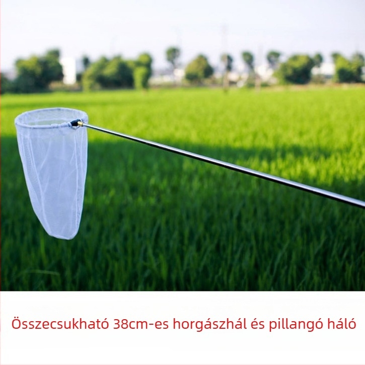 Rovarfogó háló rozsdamentes acélból, teleszkópos, összecsukható - Looking for Butterfly Garden