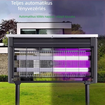 Napelemes kültéri szúnyogriasztó LED lámpa – vízálló, 36V, 15W