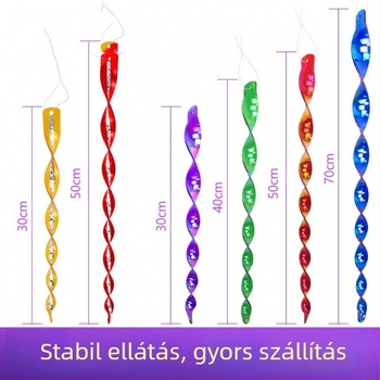 Műanyag reflexiós madárriasztó rúd, 10 darabos készlet, Min yin márka, kert dekorációhoz és madárriasztáshoz, tartós