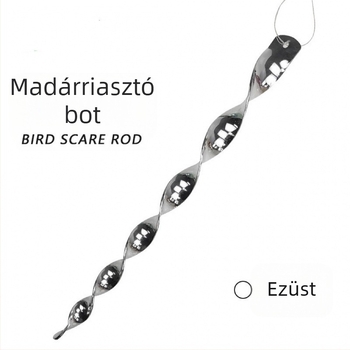 Műanyag reflexiós madárriasztó rúd, 10 darabos készlet, Min yin márka, kert dekorációhoz és madárriasztáshoz, tartós