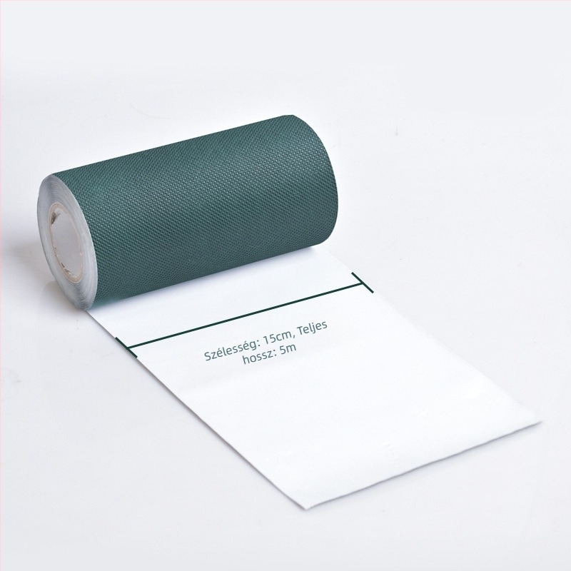 Műfüves varrat-szalag – nem szőtt alap, forró olvasztású ragasztó, magas viszkozitás, papírcső maggal