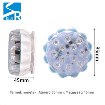 Merülő LED világítás távirányítóval, 5V bemenet, 13 LED, IP68 vízálló, élettartam 30 000 óra, akváriumokhoz és vízi elemekhez