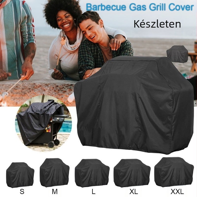 Kültéri grillsütő fedő, 210D Oxford szövet, vízálló, napvédő, porálló