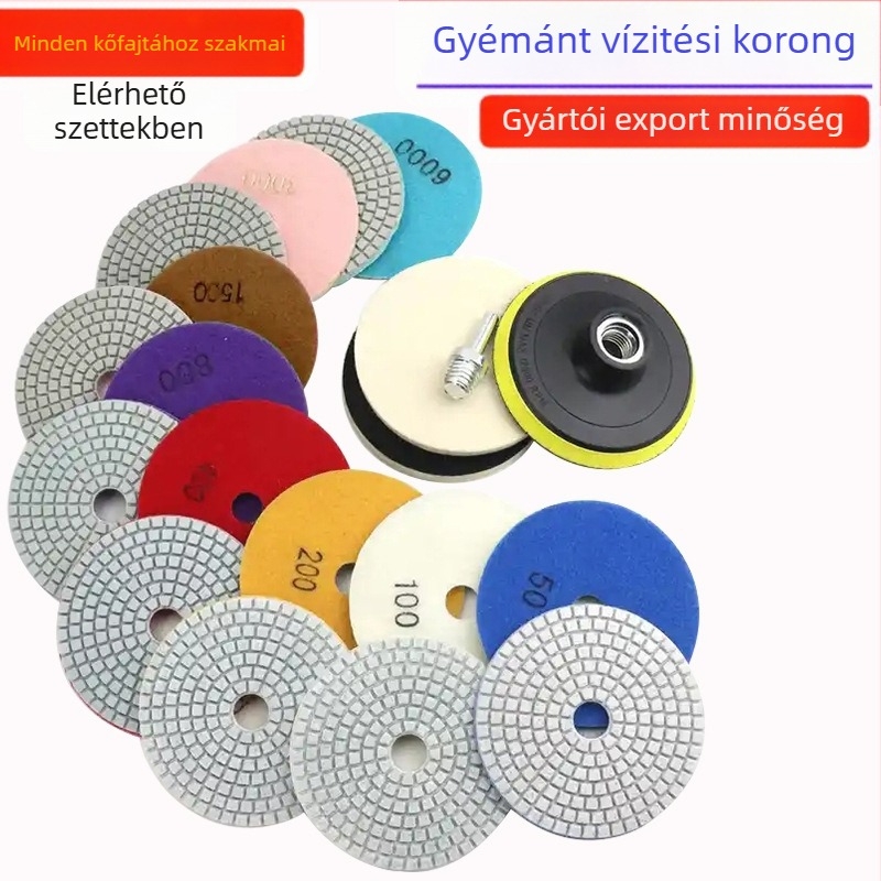 Cow Ball Gyémánt puha csiszoló korong kőhöz, kerámiához és betonhoz — Max RPM 1000, Diamant keménység