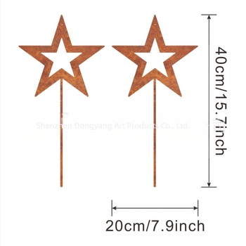 Háromdimenziós vas ötágú csillag szobor (Anyag: Vas; Márka: Dongyang Crafts; Stílus: Modern művészet; Kategória: Geometria; Csomagolás: PP zacskó)