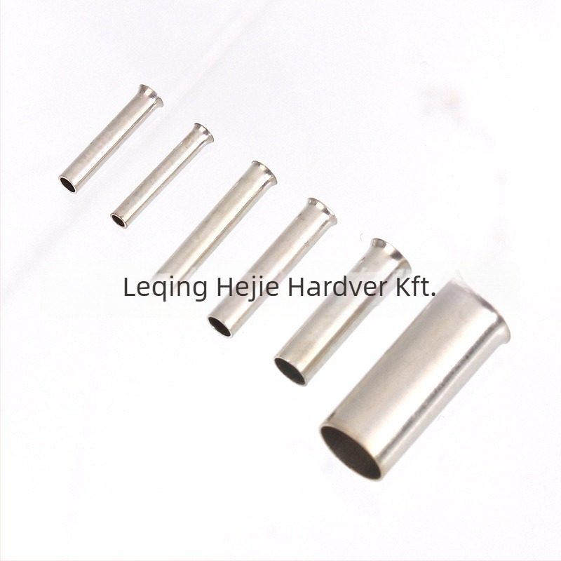 Csőtípusú nyílt terminálkészlet, modell HX0100690, 1950 darab, ónosított réz érintkezők