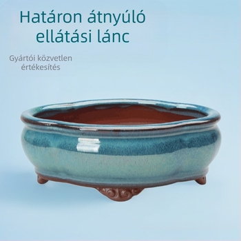 Purple Sand virágcserép - Lélegző, Kézzel készült, Deformációval szemben ellenálló, Asztali vagy padlóra használható