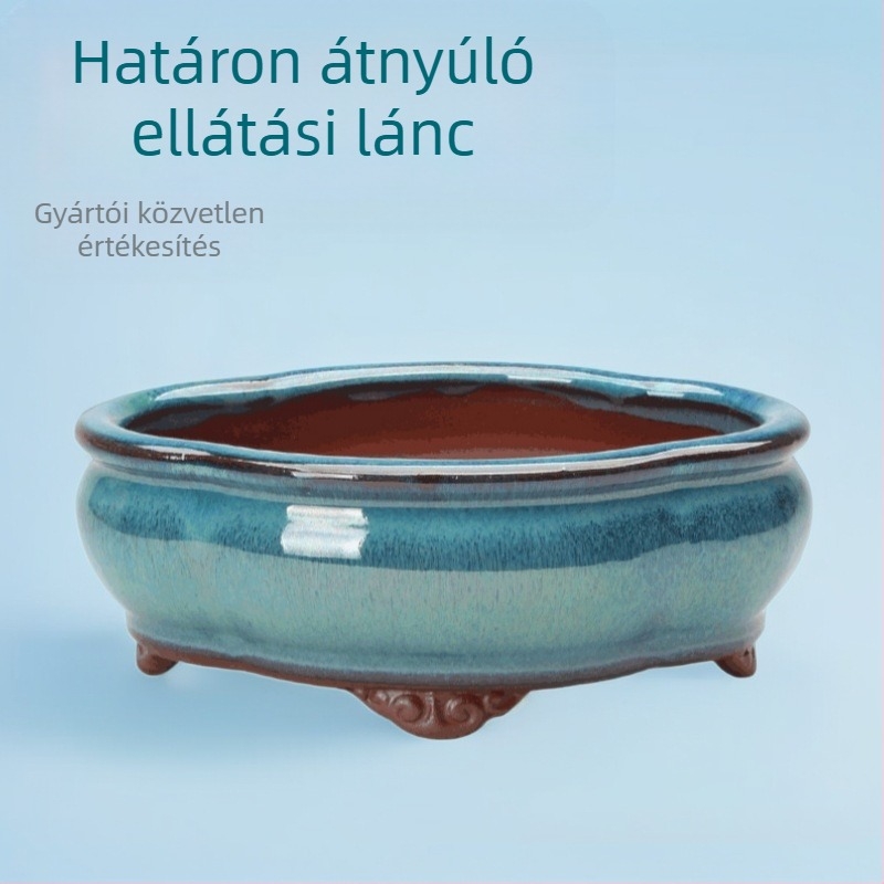 Purple Sand virágcserép - Lélegző, Kézzel készült, Deformációval szemben ellenálló, Asztali vagy padlóra használható