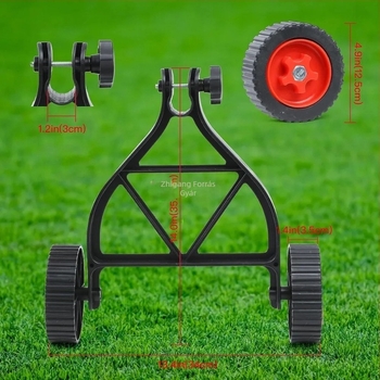 ZHIGANG Fűnyíró segédkerék – Univerzális kerti kiegészítő, kompatibilis 26–28 típusú fűnyírókkal