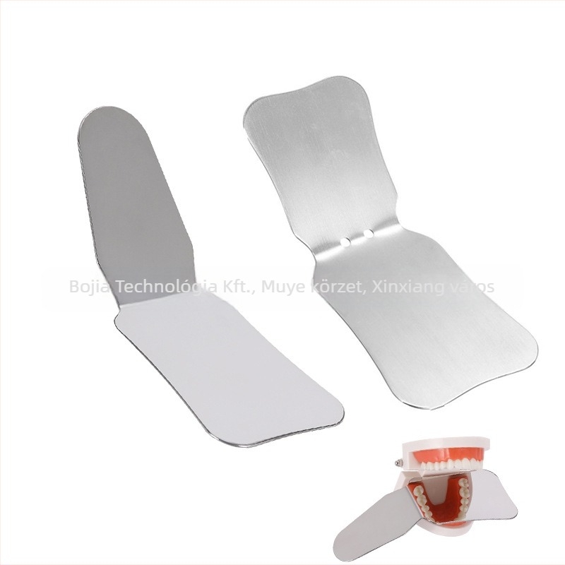 Szájüregi fotó-visszaverő, fogászati rozsdamentes acél visszaverő, ortodontikus fotó-visszaverő, egyoldalas, 90 g, felnőtt