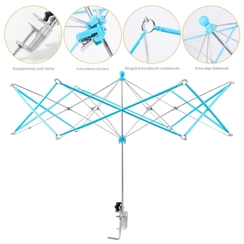 Kézi fonaltekerő állvány – Többcélú, minimalist design, Serui, 50 készlet dobozonként, 0,44 kg készletenként
