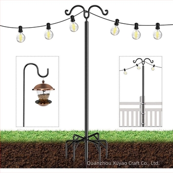 Kültéri fényfüzér oszlop – vasból, Xu Yao XY358412, gyephez, kerthez és udvarhoz, modern minimalista stílus