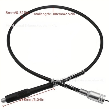 Rugalmas tengelykészlet elektromos szerszámokhoz — gumírozott tengely, több specifikáció, patronos kivitel