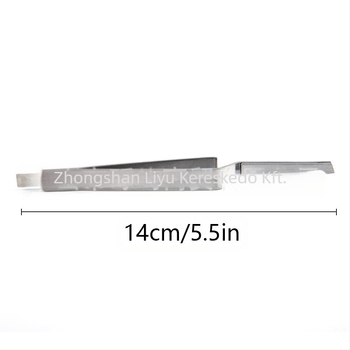 Fogszabályozó csipesz formázó klippel, rozsdamentes acélból készült nyél és hegy