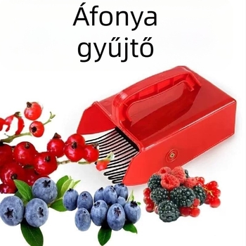 Fogantyús bogyó-szedő kanál – műanyagból készült, szedésre