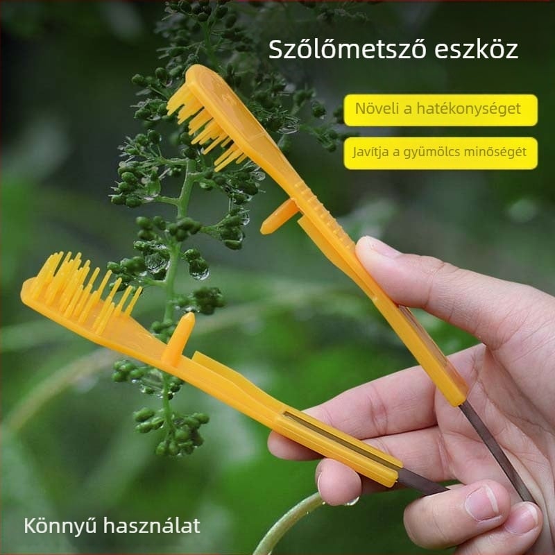 Szőlővirág-ritkító klip gyümőlfákhoz
