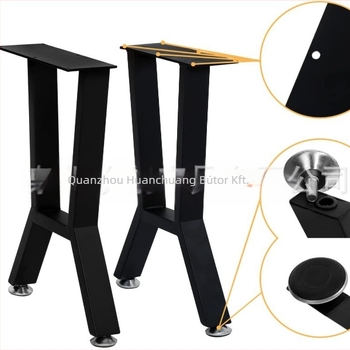 Acél asztallábak — modern minimalista stílus, márka Happy creation, kivitelezés