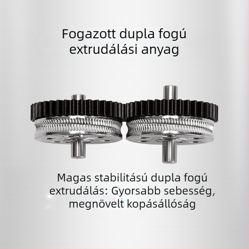 3D nyomtató extruder HGX, teljes fém, spirálfogaskerék, dupla fogaskerék, edzett acél