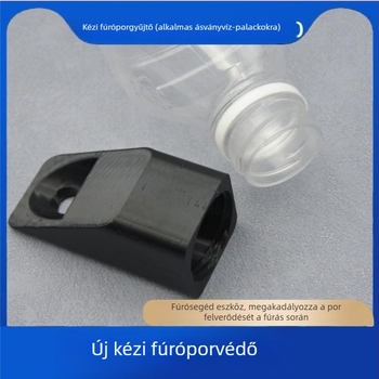 Porvédő burkolat háztartási elektromos fúróhoz, porgyűjtő rendszerrel, műanyagból