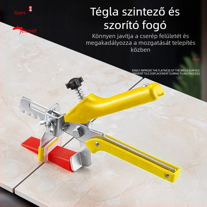 Insert Levelerhez való tile leveler fogó – időt és erőt megtakarít, anyag: galvanizált vas/304 rozsdamentes acél, súly 0,33 kg