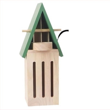 Fenyőből készült pillangóház Brilliance márkával, kültéri függő dekoráció, rovar etető és pillangófészek