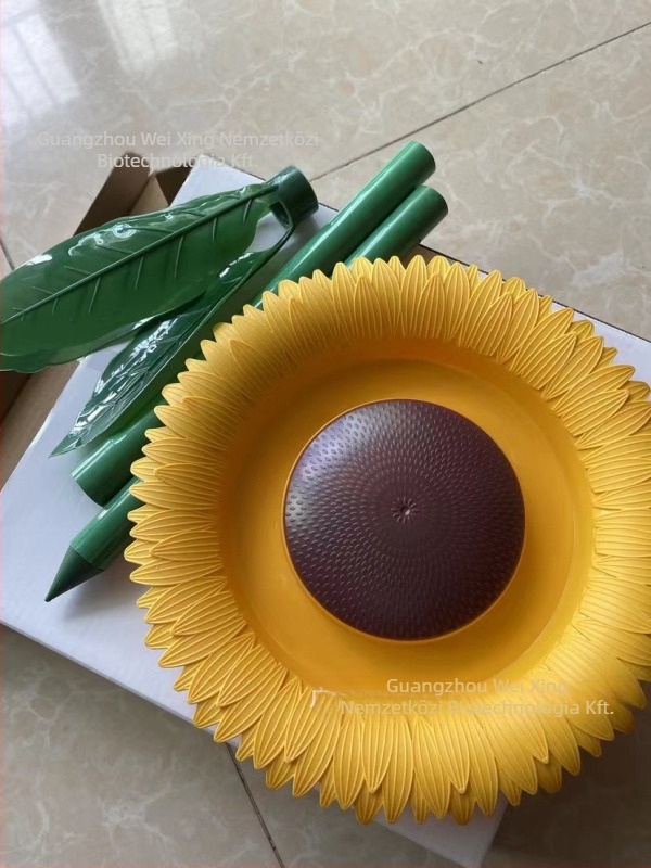 Napraforgó motívummal rendelkező madáretető, kültéri használatra (Felnőtt madár, Faj: madár, Importálatlan)