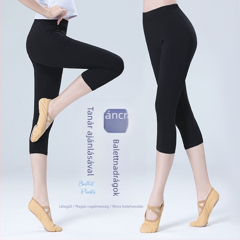 Felnőtt női balett-tánc nadrág – egyszínű dizájn, pamut anyag, 95%-os bélés, nyárra, tavaszra és őszre, modern tánchoz