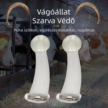 Szilikon marhakarvédő – szarvvédő burkolat, tenyésztési eszköz, állattenyésztéshez