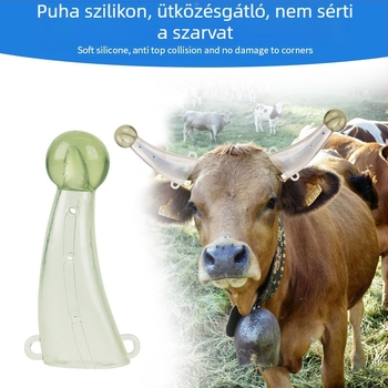 Szilikonból készült tehénszarvvédő burkolat – tenyésztési felszerelés