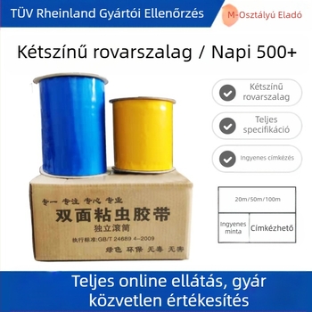 Ragasztó rovarszalag, Kunkel, PE anyagú, fizikai rovarfogásra, zöld kártevő-kezelés