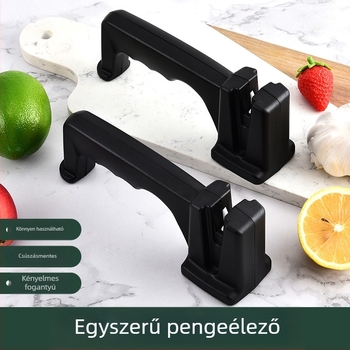 Kések és ollók élező kerámiarúddal | ABS+ EVA test, Nyomtatott logó, 2024-es bevezetés, Testreszabható