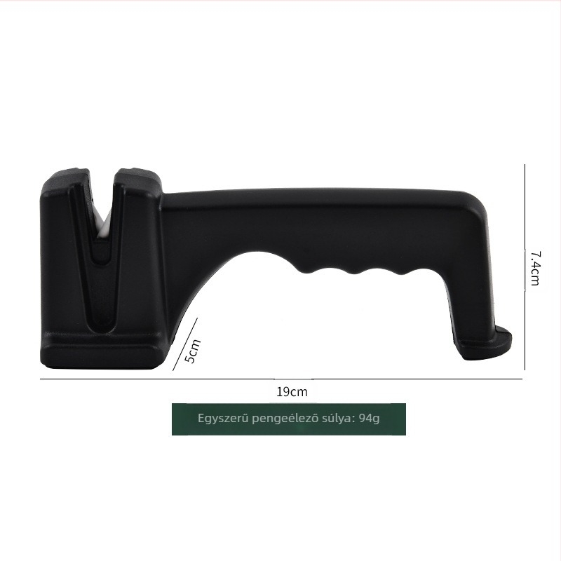 Kések és ollók élező kerámiarúddal | ABS+ EVA test, Nyomtatott logó, 2024-es bevezetés, Testreszabható