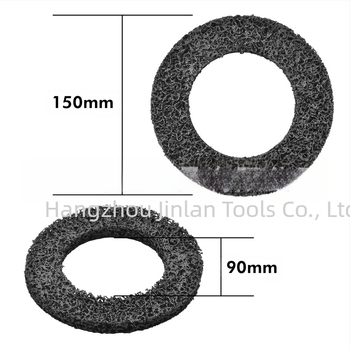 Csiszoló párna rozsdát eltávolító és polírozó autólemezhez és hub-hoz – műanyag és acél