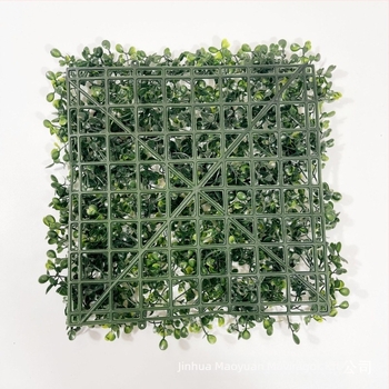 Mesterséges zöld fal - puha PVC, injekciós öntés, otthoni dekoráció