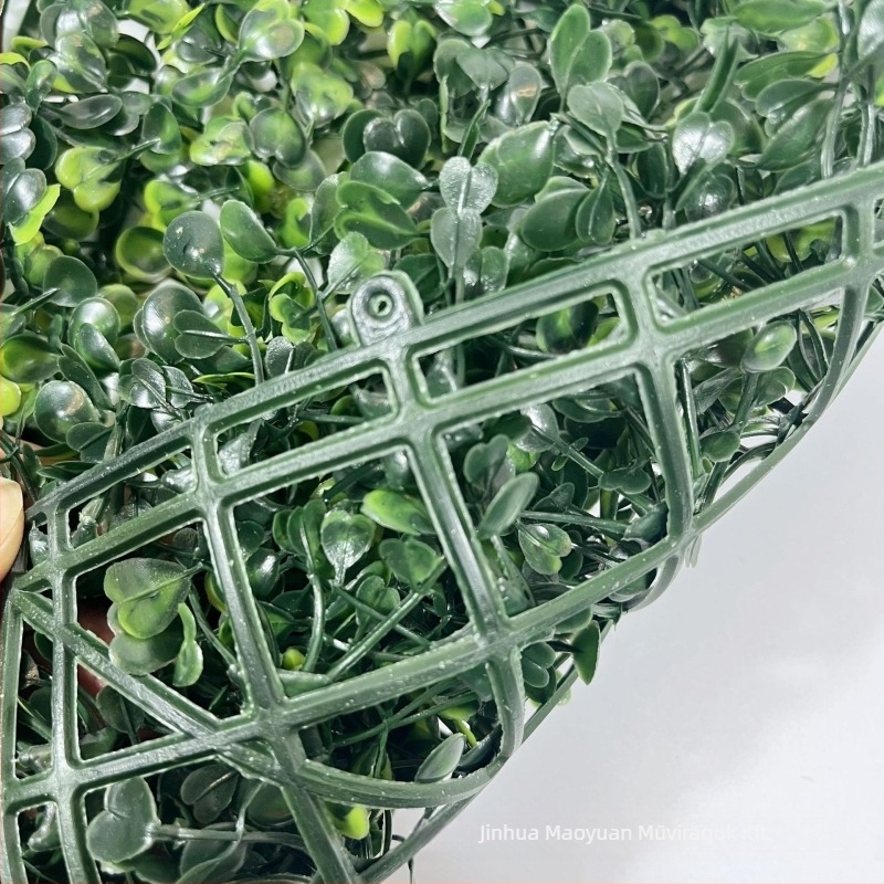 Mesterséges zöld fal - puha PVC, injekciós öntés, otthoni dekoráció