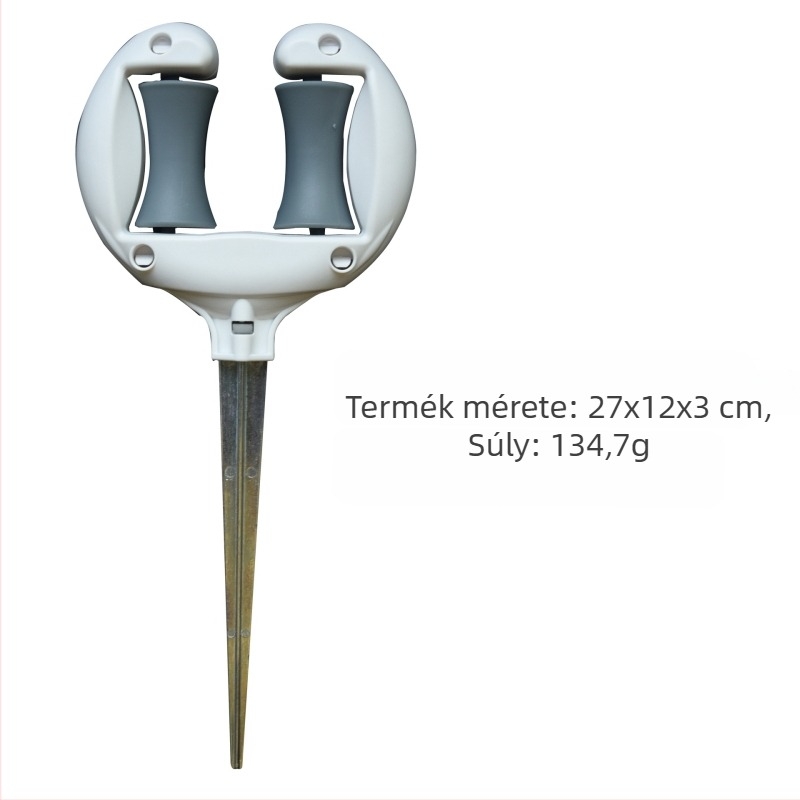 BLUEBIRD kerti tömlővezető forgó görgővel, ABS és vasból készült konstrukció, otthoni kertészkedéshez és közterületek zöldterületeihez