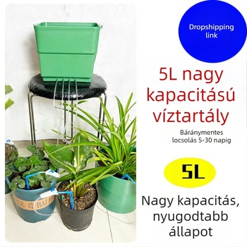 5L csepegtető öntözőrendszer otthoni kertészethez időzített automatikus öntözéssel
