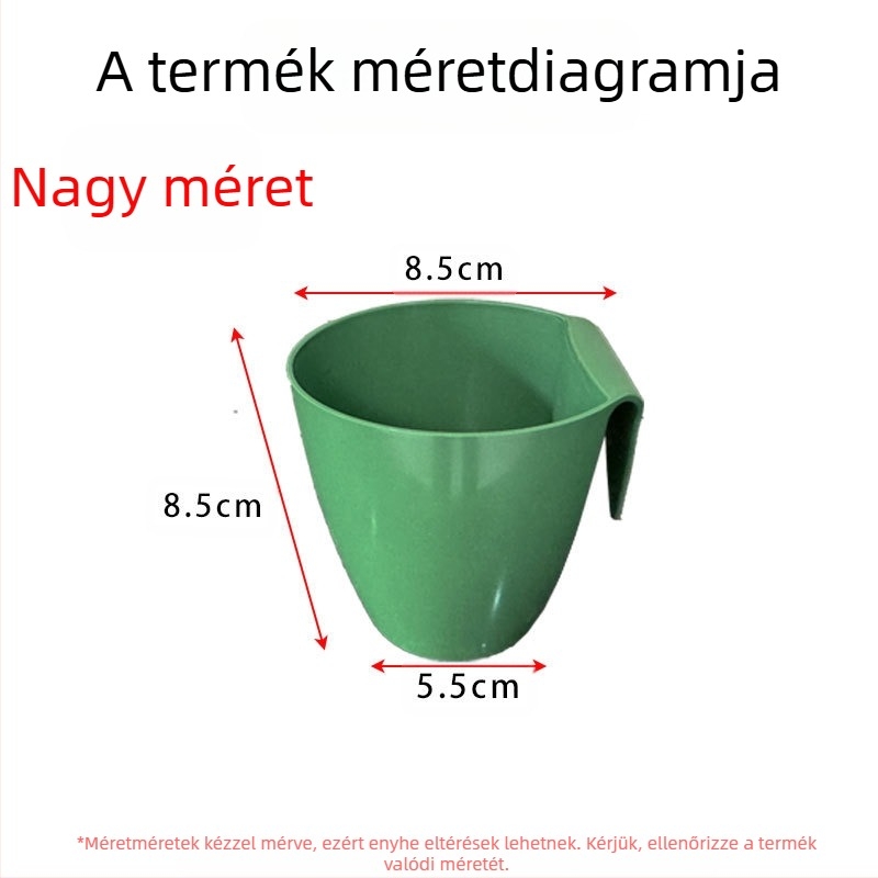 Műanyag szaporító pohár eper palántákhoz, üvegházi átültetéshez, légáteresztő kialakítás
