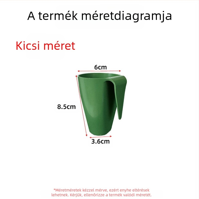 Műanyag szaporító pohár eper palántákhoz, üvegházi átültetéshez, légáteresztő kialakítás