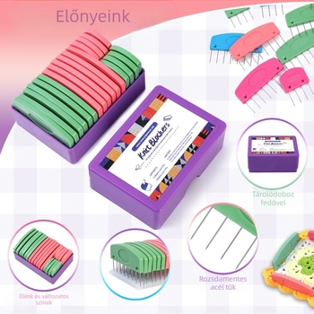 Zuoman Kötéshez való rögzítő tű – Formázó eszköz laza pulóverekhez és sálakhoz, DIY fixálás