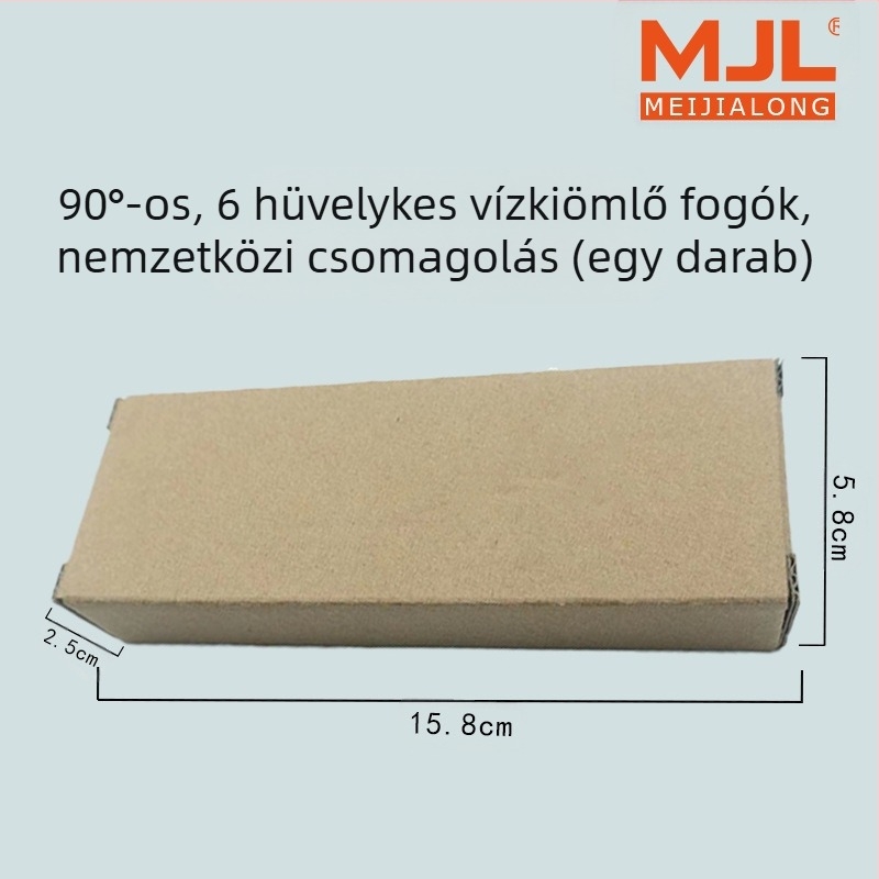 Meijialong Ipari osztályú 90° víznyílás fogó, 45° és derékszögű változatokkal | Króm-vanádium acél CR-V | Hőkezelés 42–50 HRC | Vágó él 54–62 HRC | Tömeg 0,11 kg | Rozsdagátló bevonat