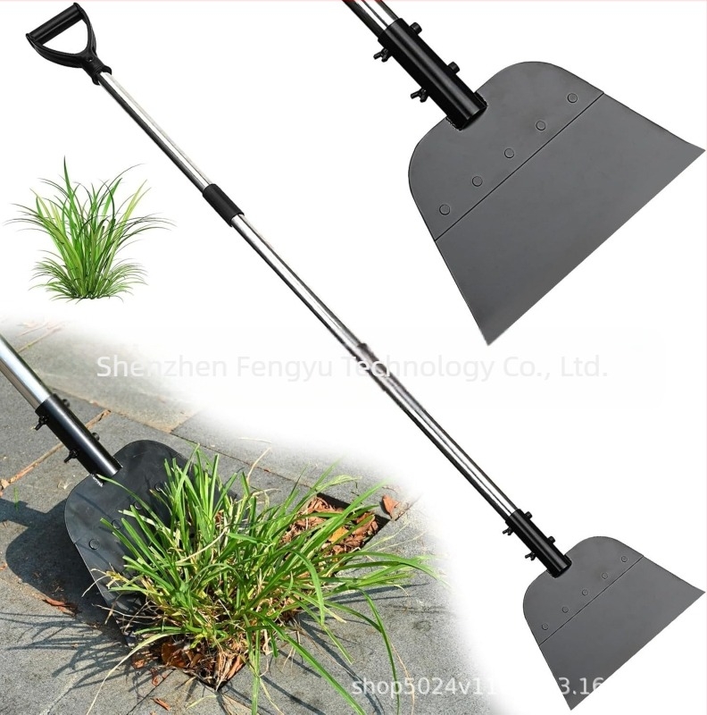 Kültéri használatra készült hólapát rozsdamentes acélból – modell 1, modern minimalist design, járdák és utak tisztítására