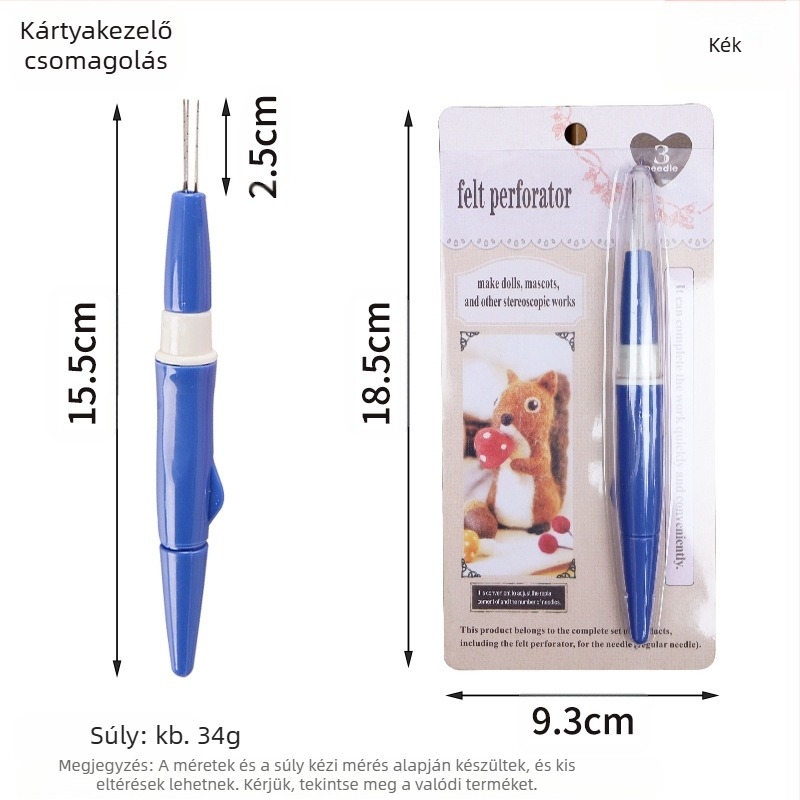 Háromfejű pecsét toll filchez, kézzel készített DIY eszköz, cserélhető fej